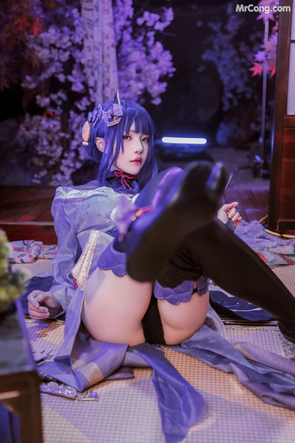 Coser@桜桃喵 Vol.139: 雷电将军+花絮 (51 photos )(10)