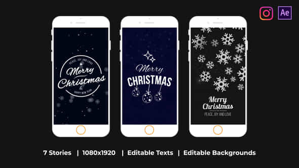 Christmas Instagram Stories - VideoHive 23048398