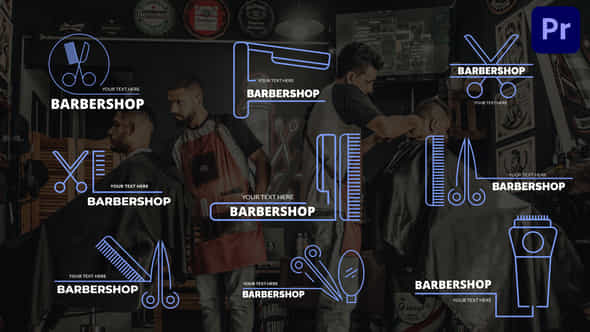 Barbershop Titles - VideoHive 40450845