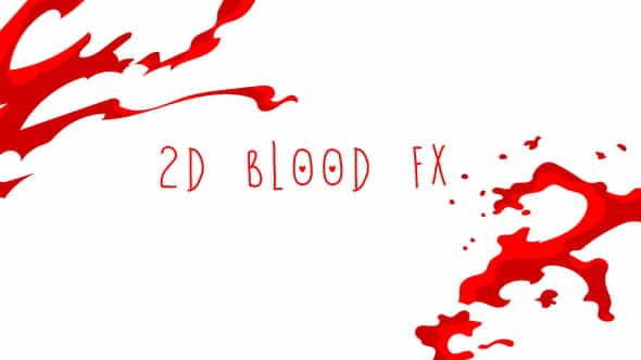 2D Blood Fx - VideoHive 20889692
