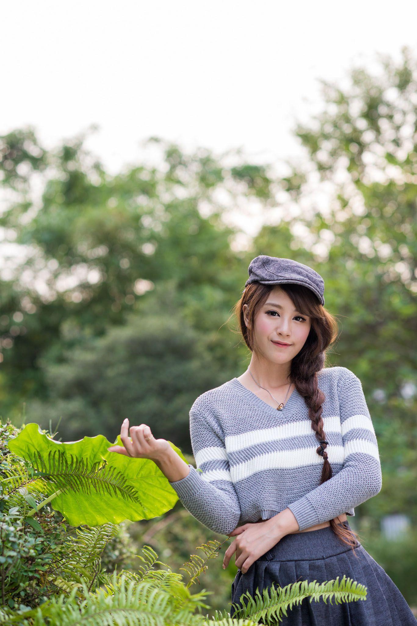 台湾女神夏晴/腿模MISO《秋之风》写真集(8)