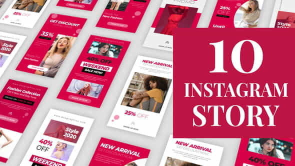 Limited Stock Fashion Instagram Stories - VideoHive 33221896
