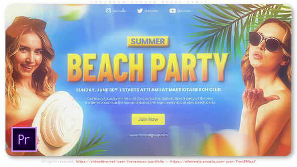 Tomorrow Summer Beach - VideoHive 47197804