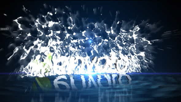 Water Splash Logo Intro - VideoHive 4096823