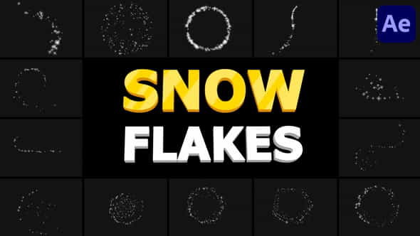Snow Flakes 01| After Effects - VideoHive 34827233