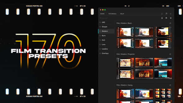 Film Transitions For Premiere Pro - VideoHive 48737776