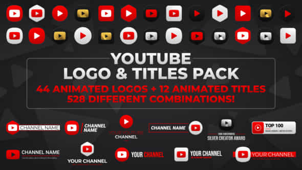 Youtube Logo And - VideoHive 35996497