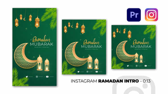 Ramadan Intro Instagram Mogrt - VideoHive 36887977