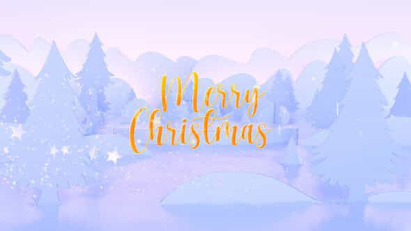 3D Merry Christmas Text Reveal - VideoHive 49509682
