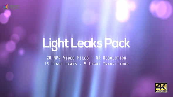 Light Leaks Pack - VideoHive 19857542