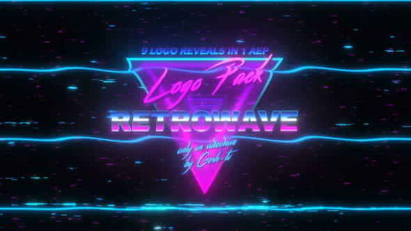 Retrowave Logo - VideoHive 35939832