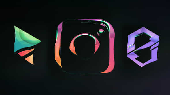 Colored Distortion Logo 2 - VideoHive 56792530