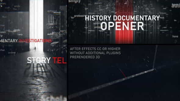 History Documentary Opener - VideoHive 34295039