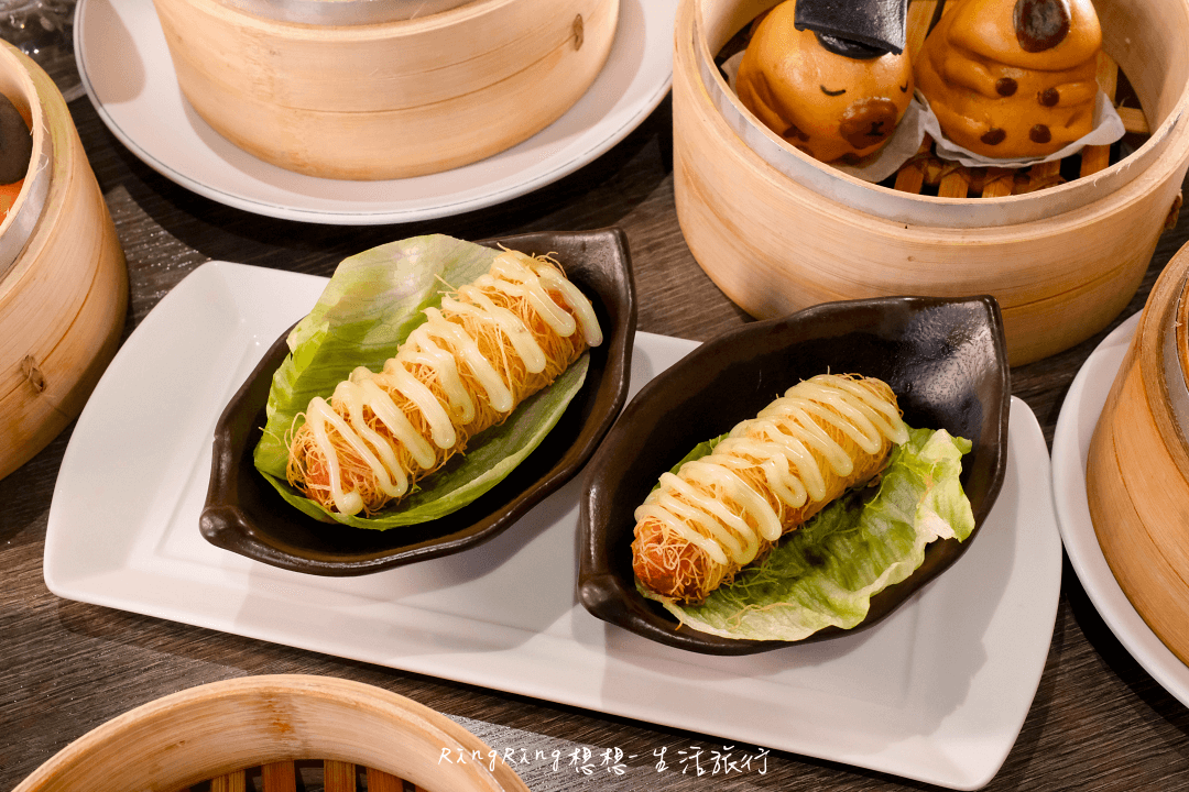 蒸鮮腸粉生菜龍鬚卷