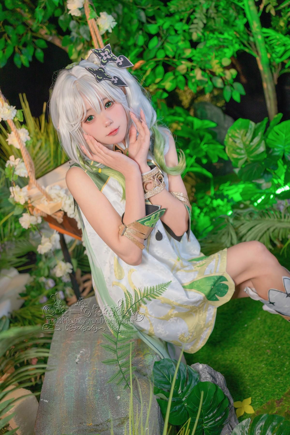 Cosplay 黏黏团子兔 万年萝莉纳西妲(8)