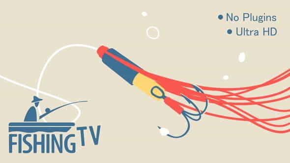 Fishing TV Logo - VideoHive 24459291
