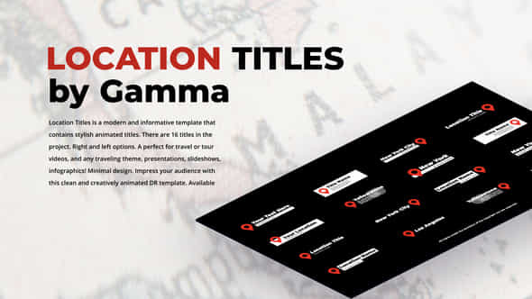 Location Titles - VideoHive 31893474