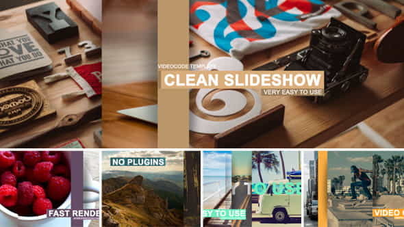 Clean Slideshow - VideoHive 9752463