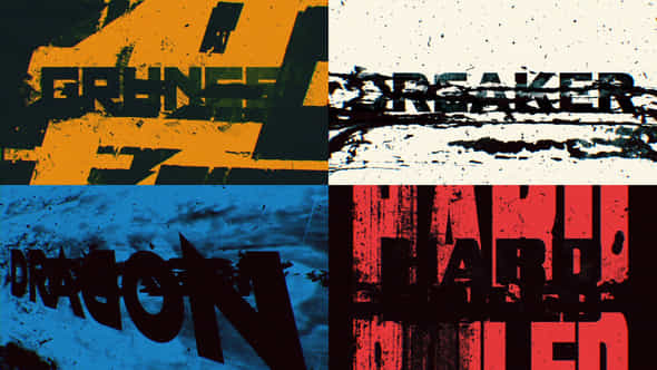 Breaker Grunge Title - VideoHive 25426255