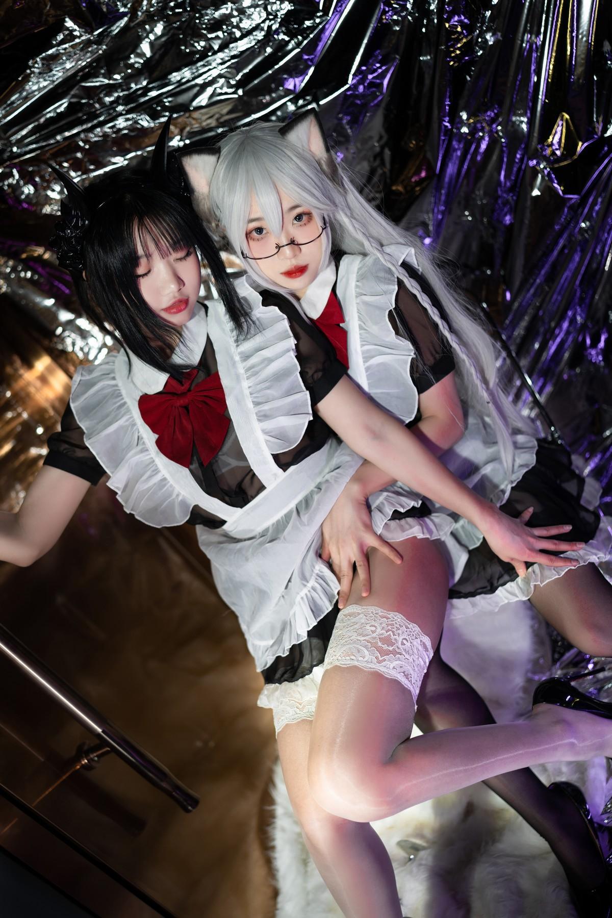 Cosplay 柒柒要乖哦 女仆の惩戒课 Set.01(58)