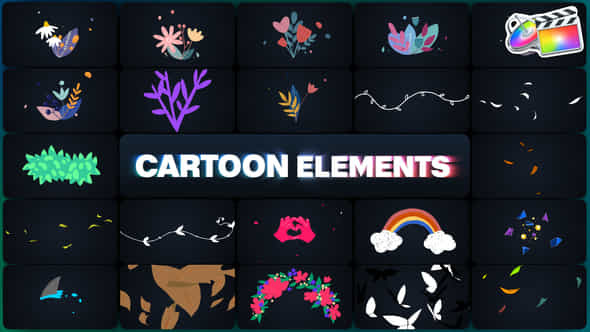 Cartoon Elements - VideoHive 48525133