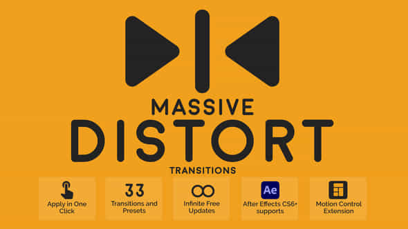 Massive Distrot Transitions - VideoHive 44592391