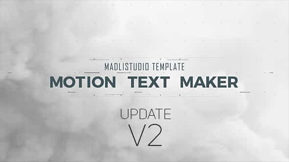 Motion Text Maker - VideoHive 18119422