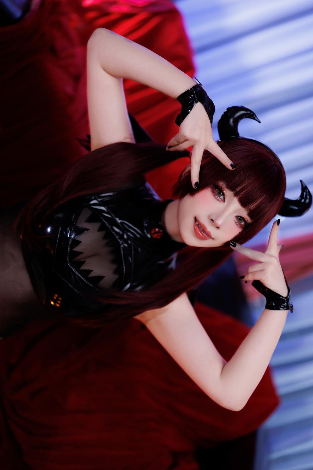 Cosplay 胡桃猫Kurumineko 魅魔 Succubus(38)