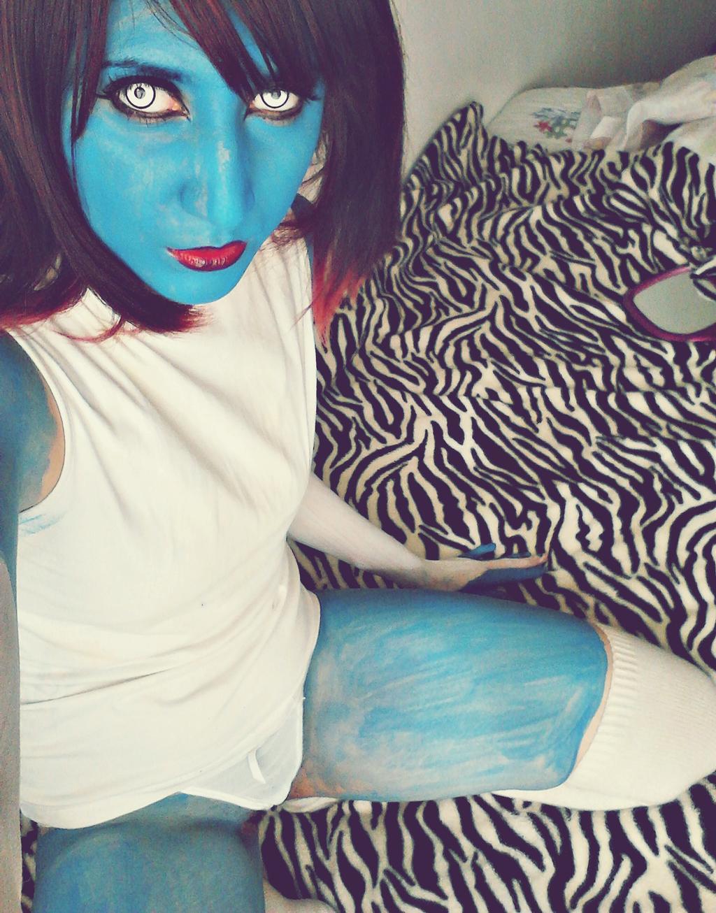 Mystique Cosplay Body Paint