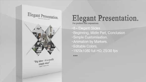 Elegant Presentation | - VideoHive 6575583