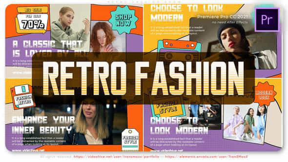 Retro Fashion Show - VideoHive 47428274