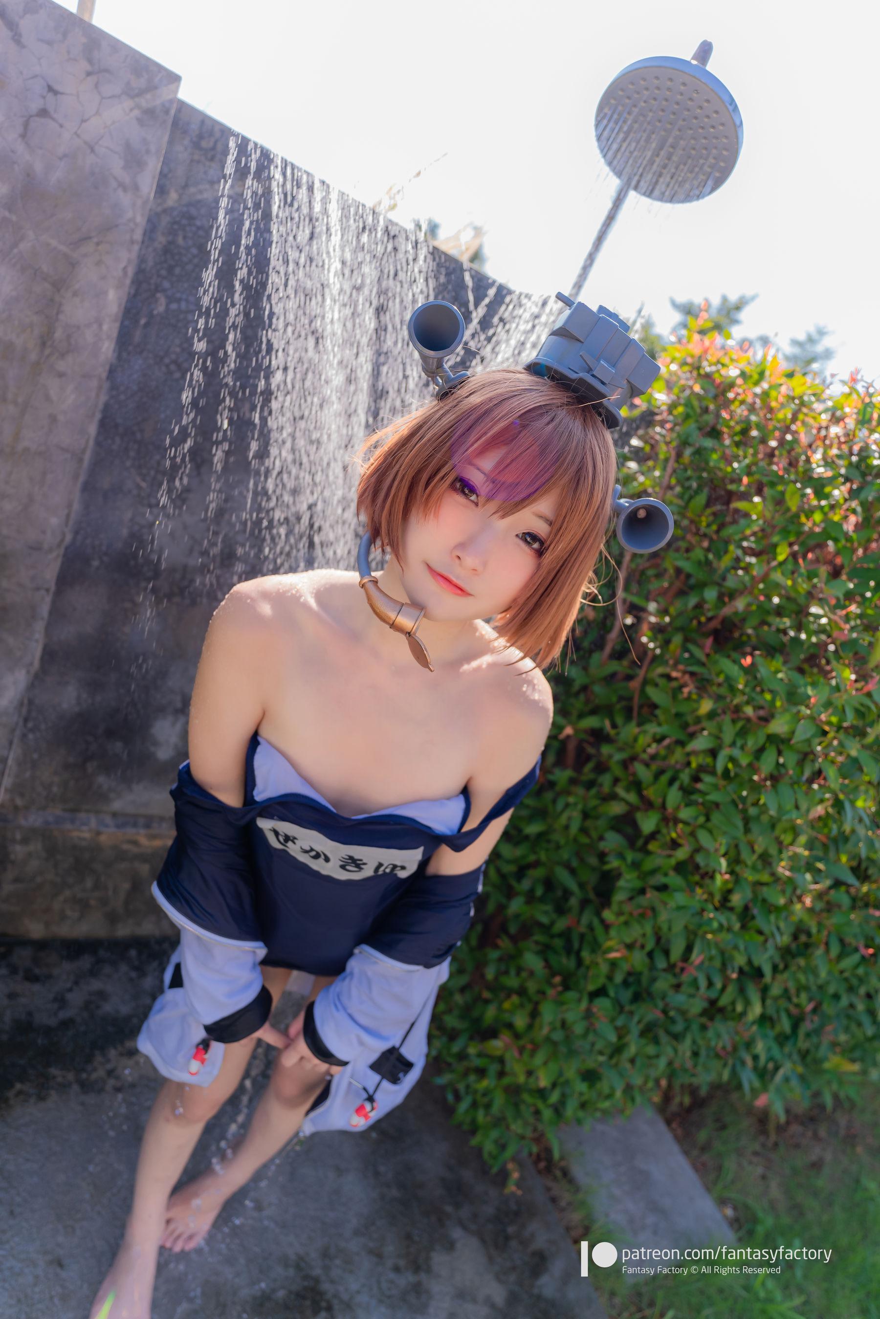 [Cosplay] 小丁 《Fantasy Factory》 – 女仆 JK 死库水(43)