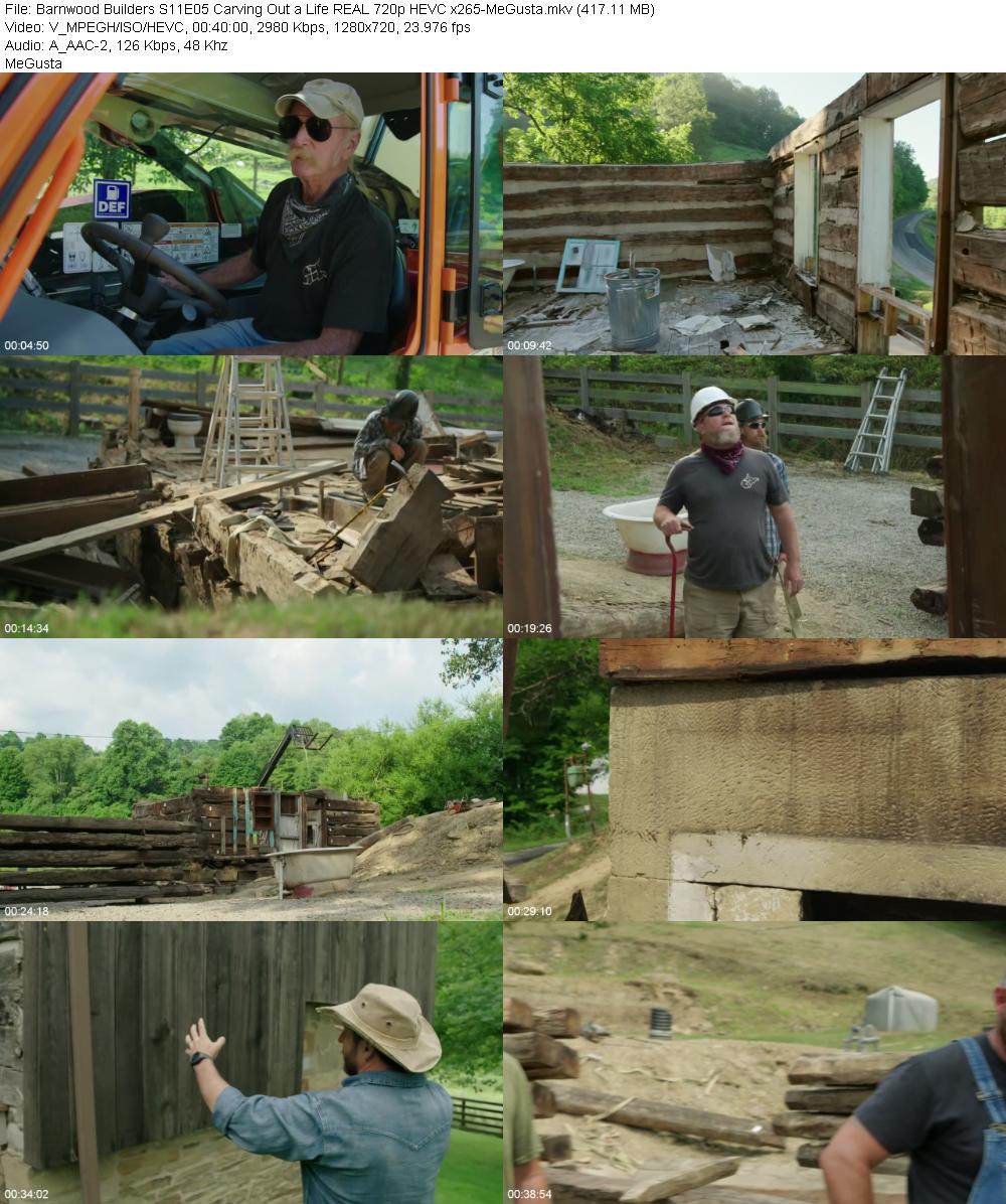 Barnwood Builders S11E05 Carving Out a Life REAL 720p HEVC x265 MeGusta