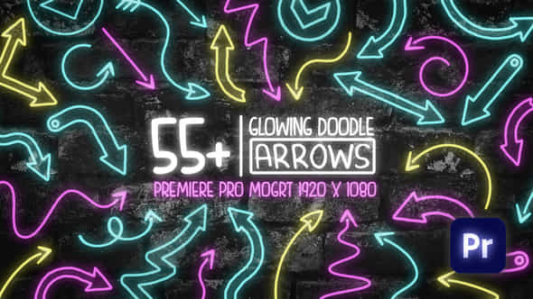 55+ Glowing Doodle - VideoHive 40807373