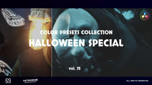 Halloween Special Lut Vol 15 For Davinci Resolve - VideoHive 48557034