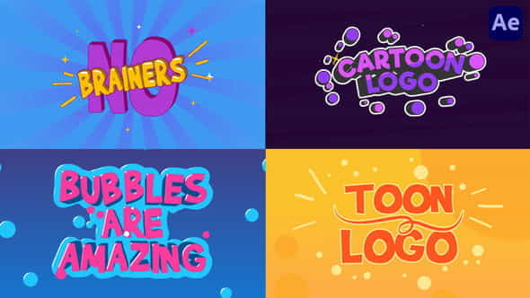 Cartoon Logo Text animations [After - VideoHive 37568888