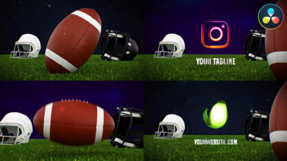 American Football Logo - VideoHive 47230884