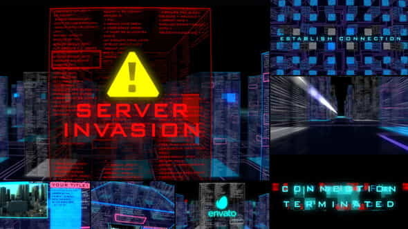 Server Invasion Template - VideoHive 10788366