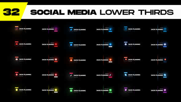 Social Media Lower - VideoHive 38338323