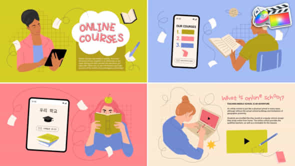 Online School Explainers For Fcpx - VideoHive 50639508