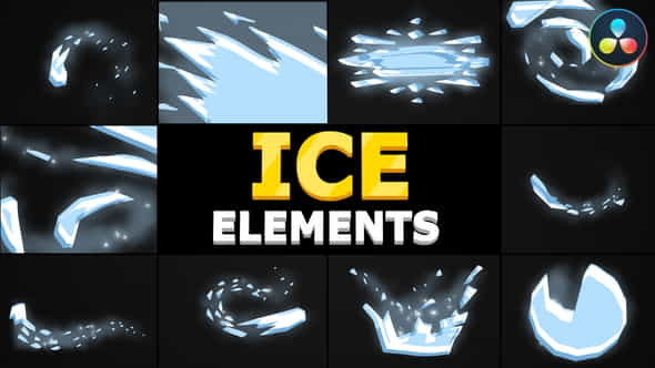 Ice Elements | DaVinci Resolve - VideoHive 35755707
