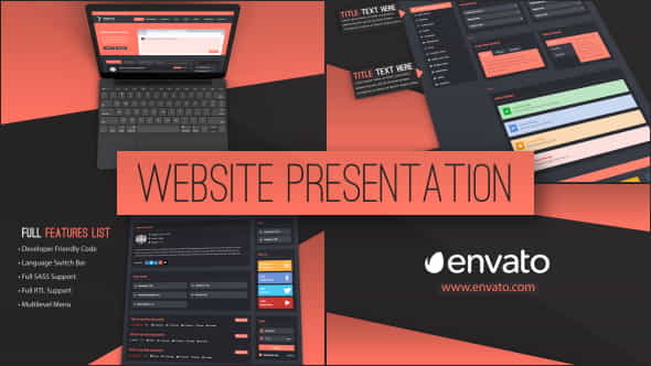 Web Site Presentation - VideoHive 17421257