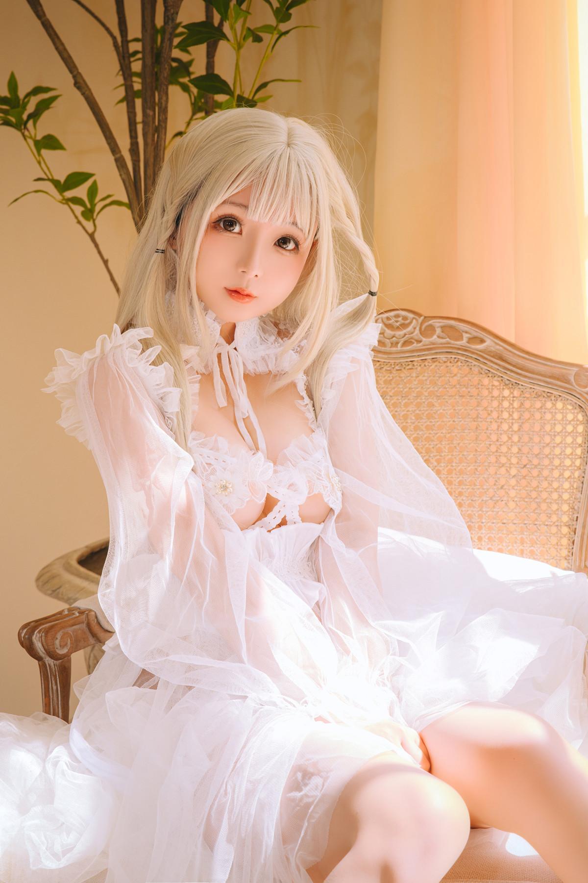 Cosplay Rinaijiao日奈娇 白纱衣 Set.01(28)