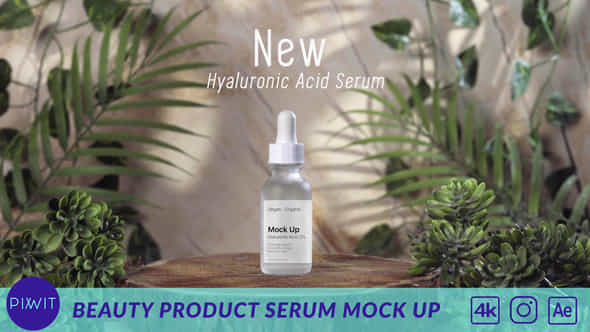 Beauty Product Serum Mock Up - VideoHive 53217497