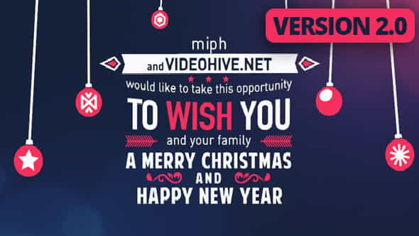 Christmas Typography - VideoHive 3585478