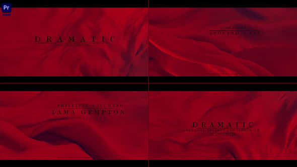 Dramatic Cinematic Titles - VideoHive 37017614