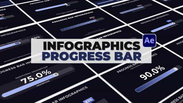 Infographics Progress Bars - VideoHive 51994033