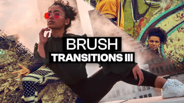 20 Brush Transitions - VideoHive 47689580