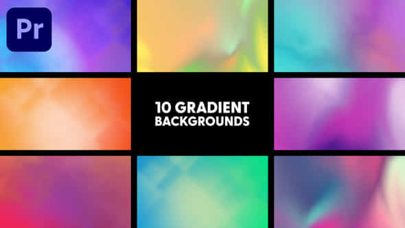 Gradient Backgrounds - VideoHive 43571172