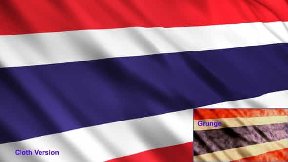 Thailand Flags - VideoHive 23729196